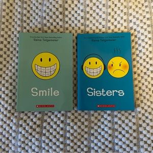 Raina Telgemeier Graphic Novels Smile and Sisters
